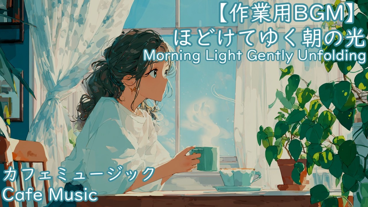 【作業用BGM】ほどけてゆく朝の光【カフェミュージック】