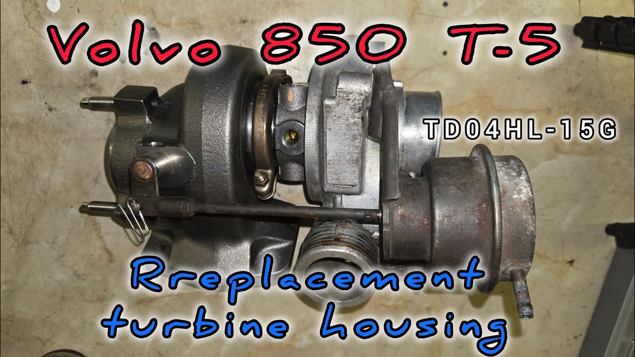 Turbocharger crackingup. Volvo 850 T-5. 