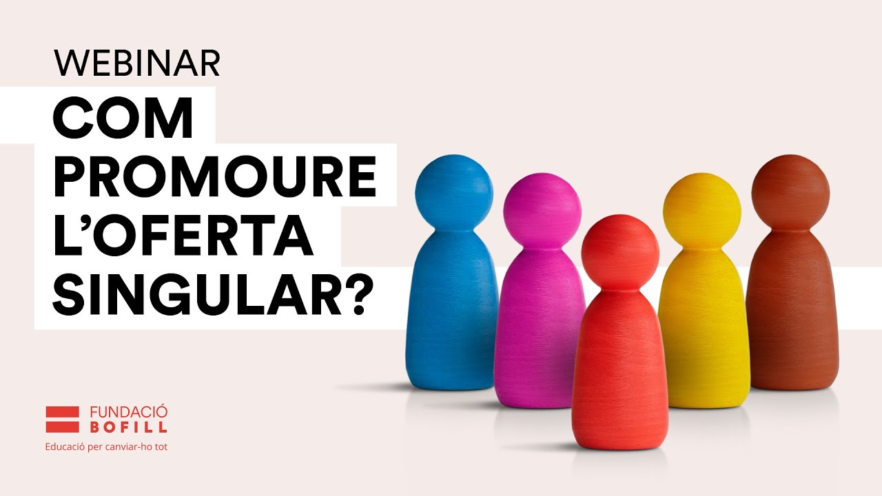 Webinar: Com promoure l'oferta singular?