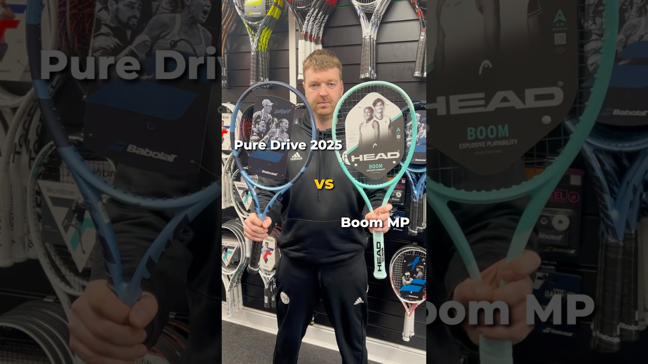 Babolat Pure Drive 2025 против HEAD Boom MP #теннис #racketversus #phtennis