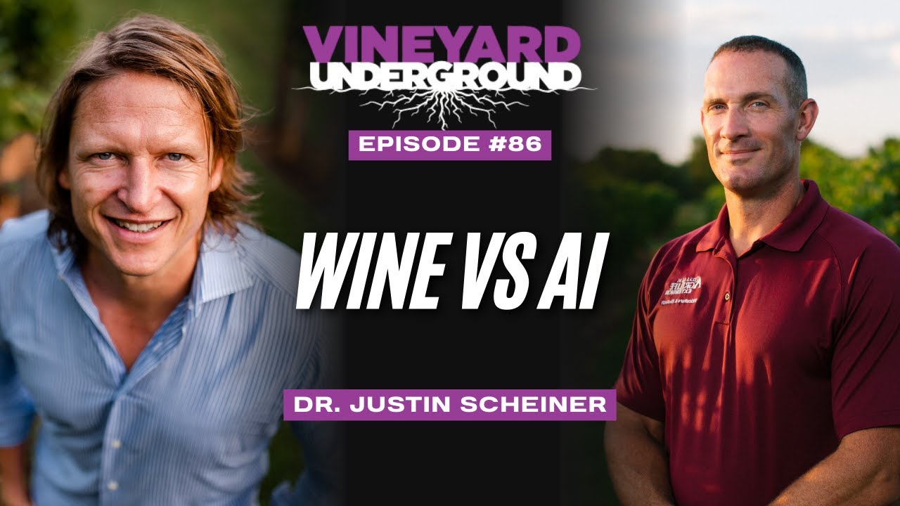 Ep86: Viticulturists vs AI with Dr. Justin Scheiner #viticulture #farming #vineyard #wine #ai