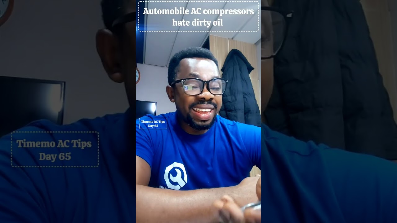 AC Compressors Hate Dirty Oil. Day 65 AC Tips 