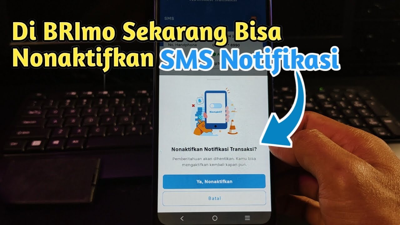 Cara Menonaktifkan SMS Notifikasi BRI Lewat BRImo