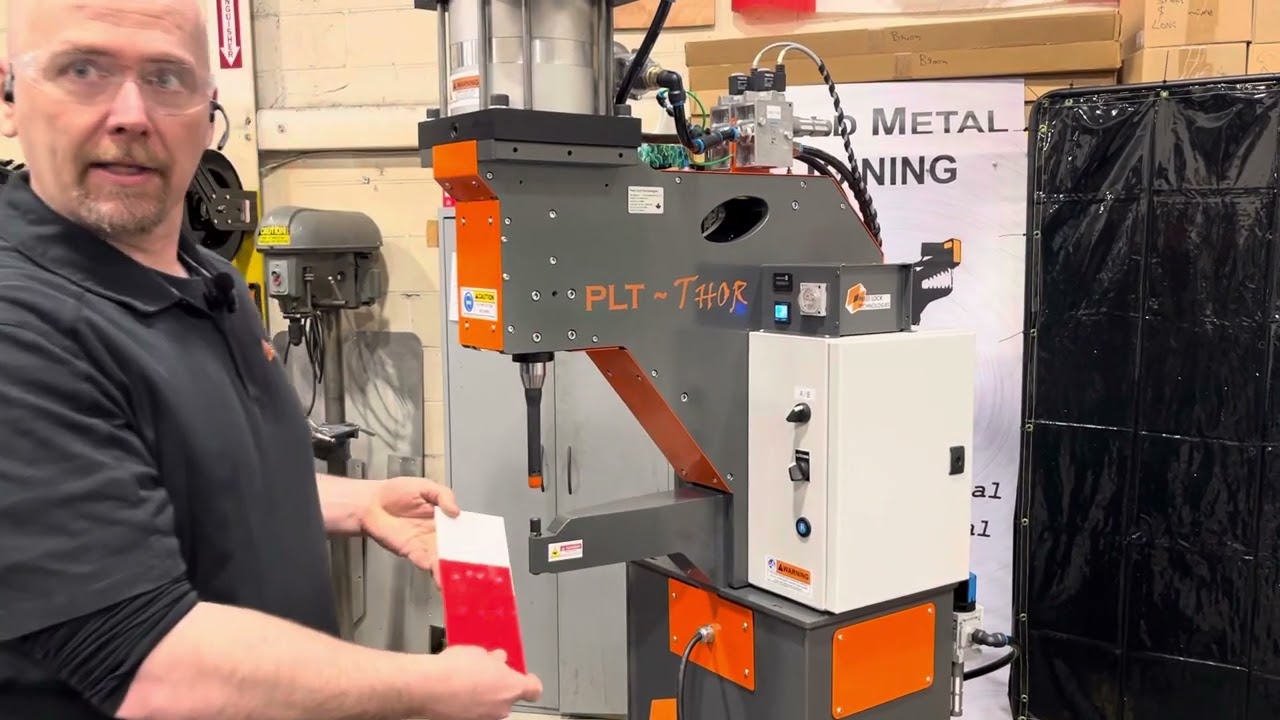 Press Lock Clinching Machine | PLT Thor, worlds fastest pneumatic clinching machine