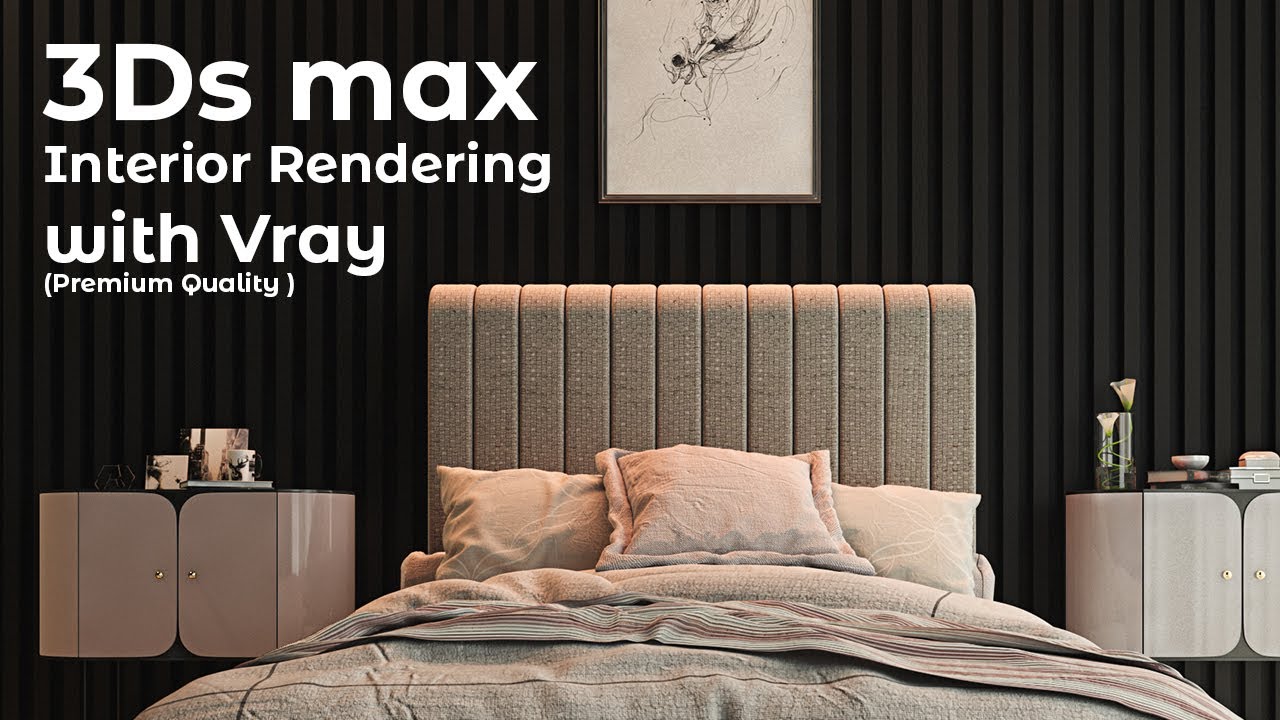 3Ds Max Interior Lighting With Vray (Dark Room Premium Quality Render).