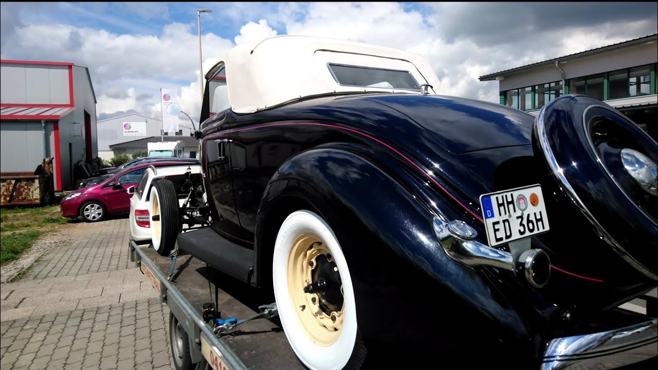 USA-Car-amerikanische Oldtimer Auto Bamberg Deutschland . Ретро автомобиль 30-х годов Бамберг .