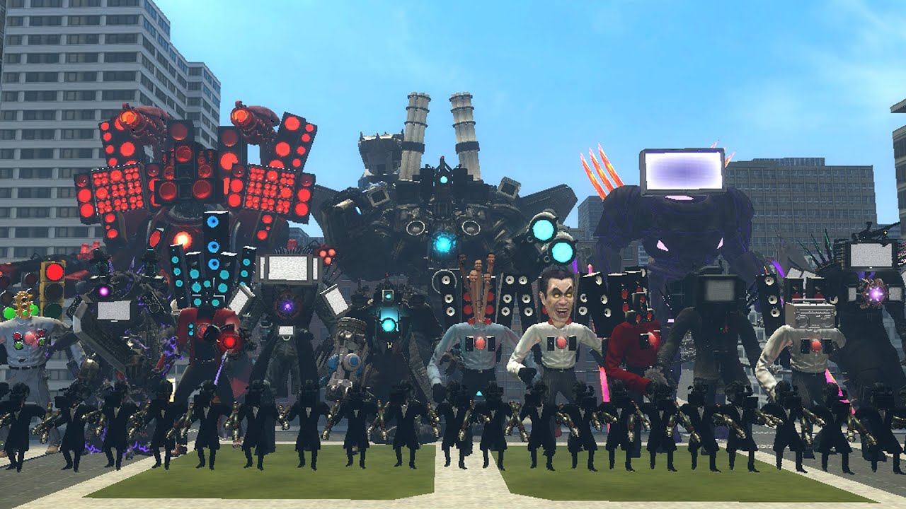 ALL SKIBIDI TOILET BOSSES VS TITAN CAMERAMAN, TV MAN & SPEAKERMAN – IN GARRY'S MOD!