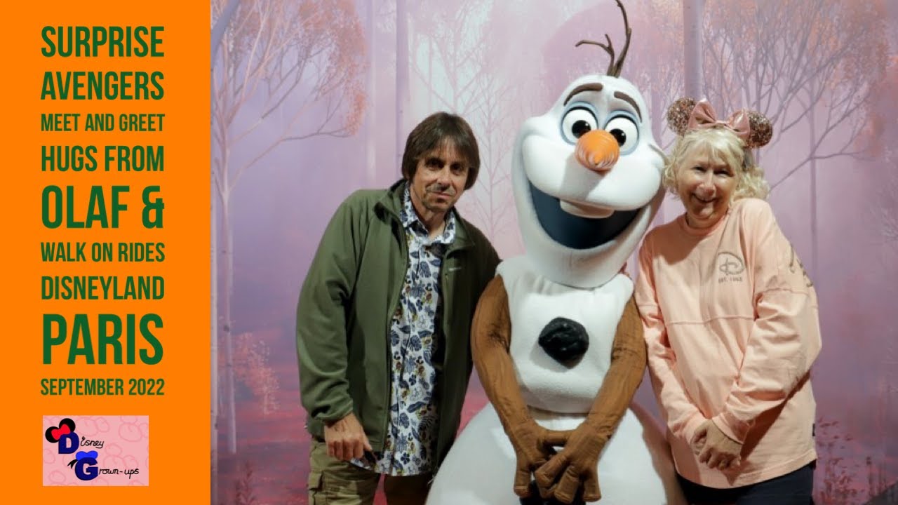 Surprise Meet and Greet at Avengers Campus |  A Warm Hug From Olaf and Walk On Rides at DLP Sept 22