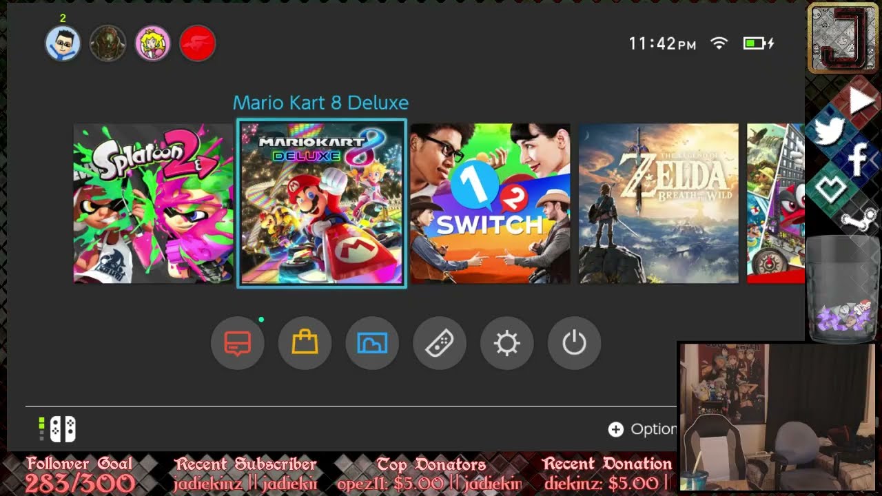 Switch Night Part 4 - Pizza Break + Q&A w/ Bobakanoosh & SacredSurvival