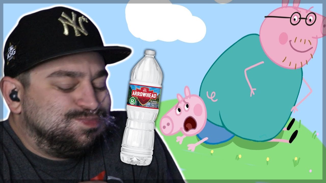 YTP - Peppa Pig Попробуй не засмеяться (С ВОДОЙ) РЕАКЦИЯ!