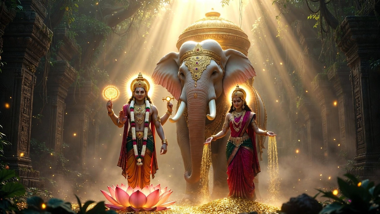 Powerful Lakshmi Mantra for Financial Abundance & Peaceful Home | Calm Meditation Music