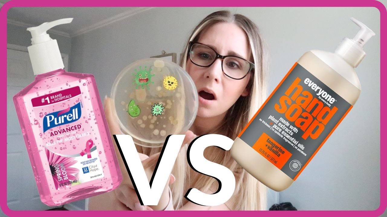 HAND SANITIZER VS SOAP-Which Method Kills Bacteria Better?? AGAR PETRI DISH TEST/THIS VS THAT
