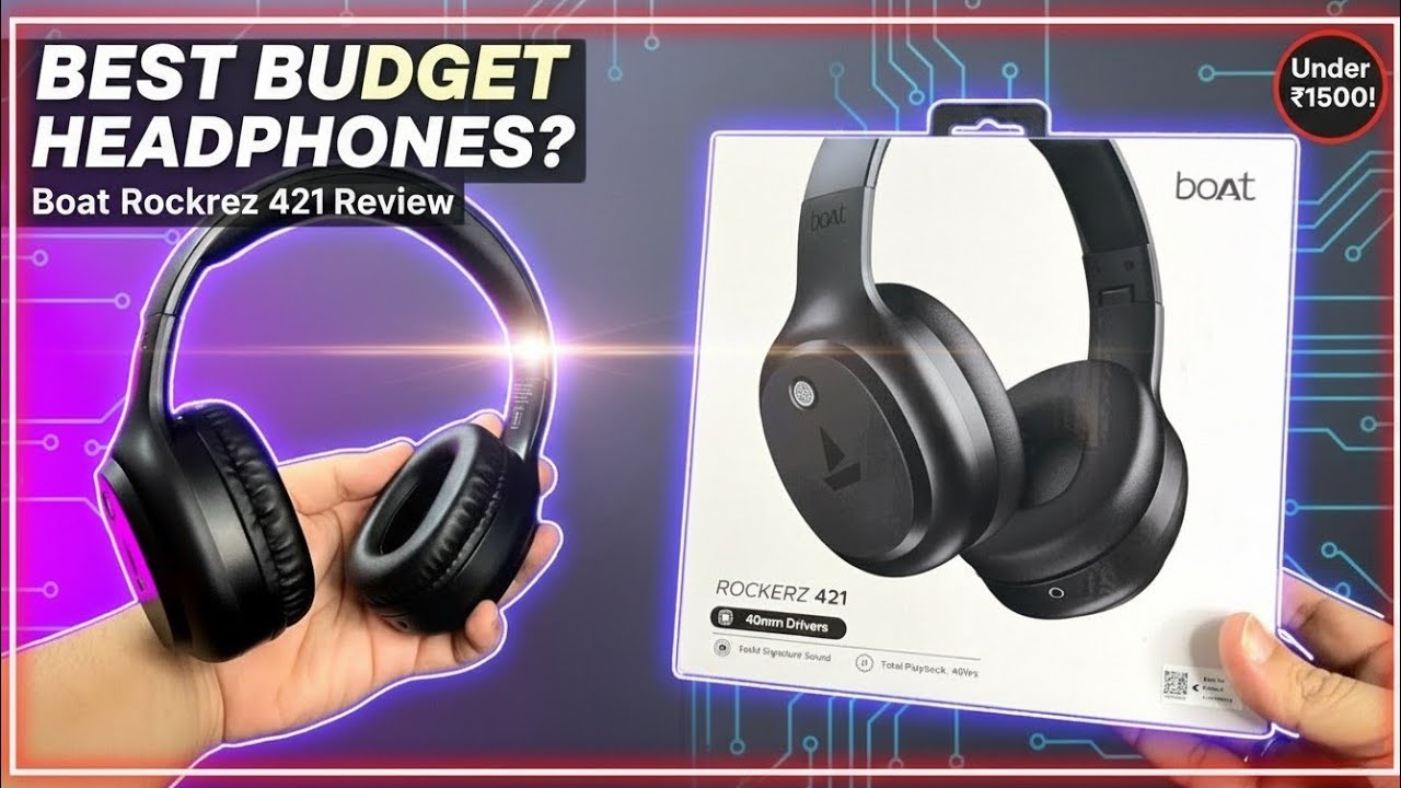 I Unboxed the boAt Rockerz 421 and Found Surprising Sound QUALITY ⚡⚡ Worth Buying ??