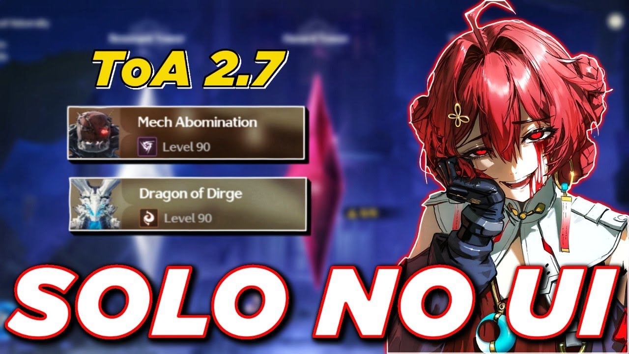Danjin Solo/No UI Resonant & Echo Floor | Wuwa ToA 2.7 | Wuthering Waves