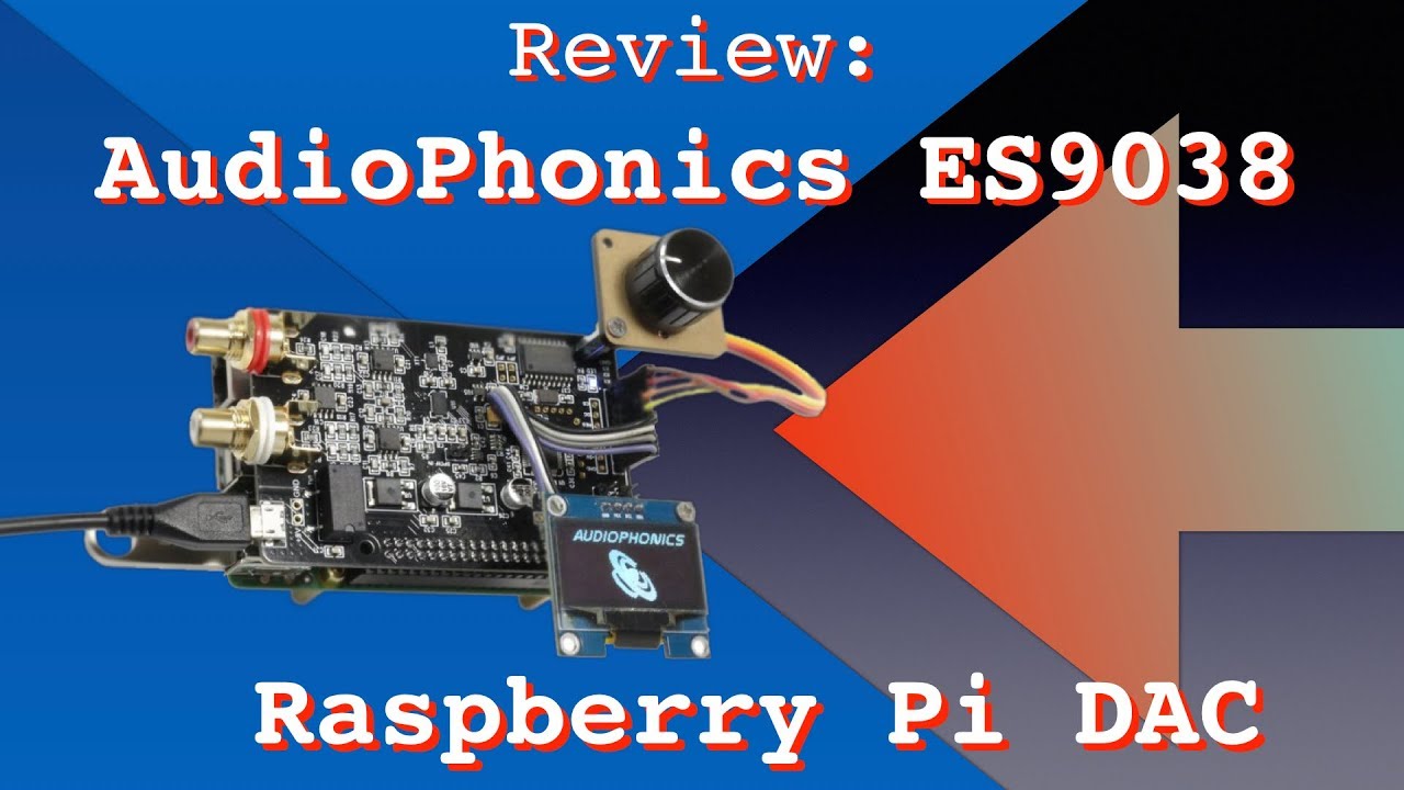 ЦАП AudioPhonics I-Sabre ES9038Q2M для Raspberry Pi