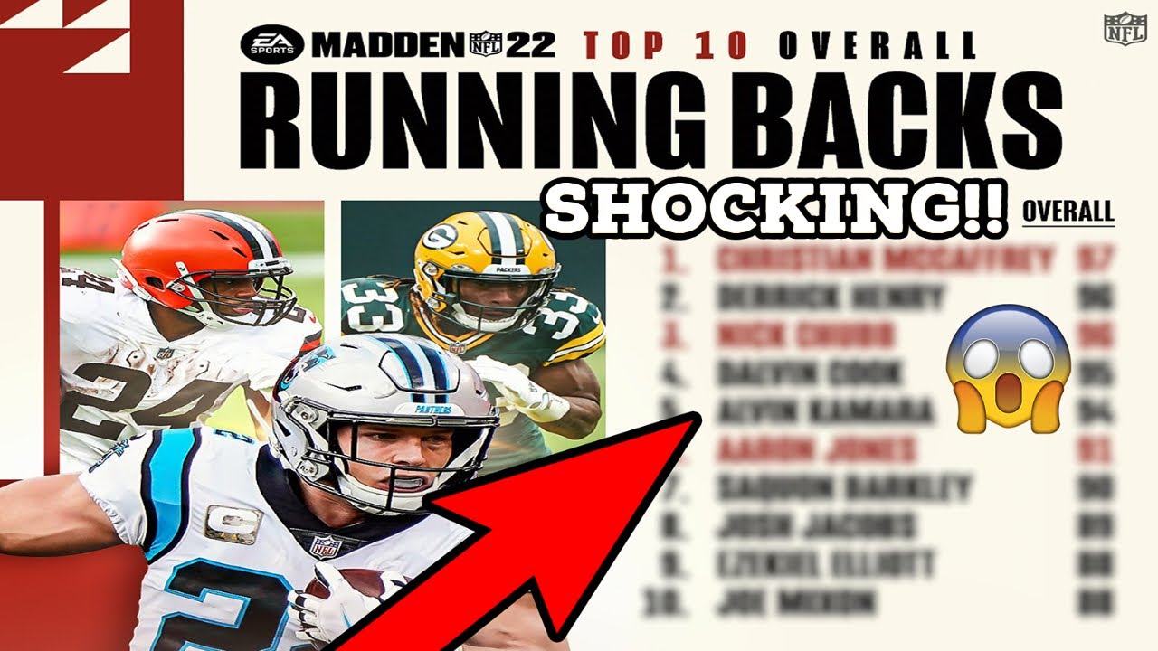 Madden 22 Top 10 Running Backs Ratings RELEASED!!