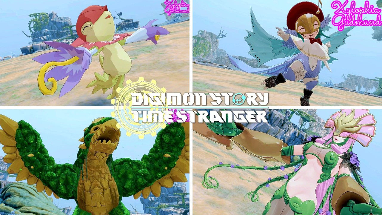 『Xylophia Gudmund』 Floramon Kiwimon Sirenmon Ceresmon to Ceresmon Medium Evolution Line