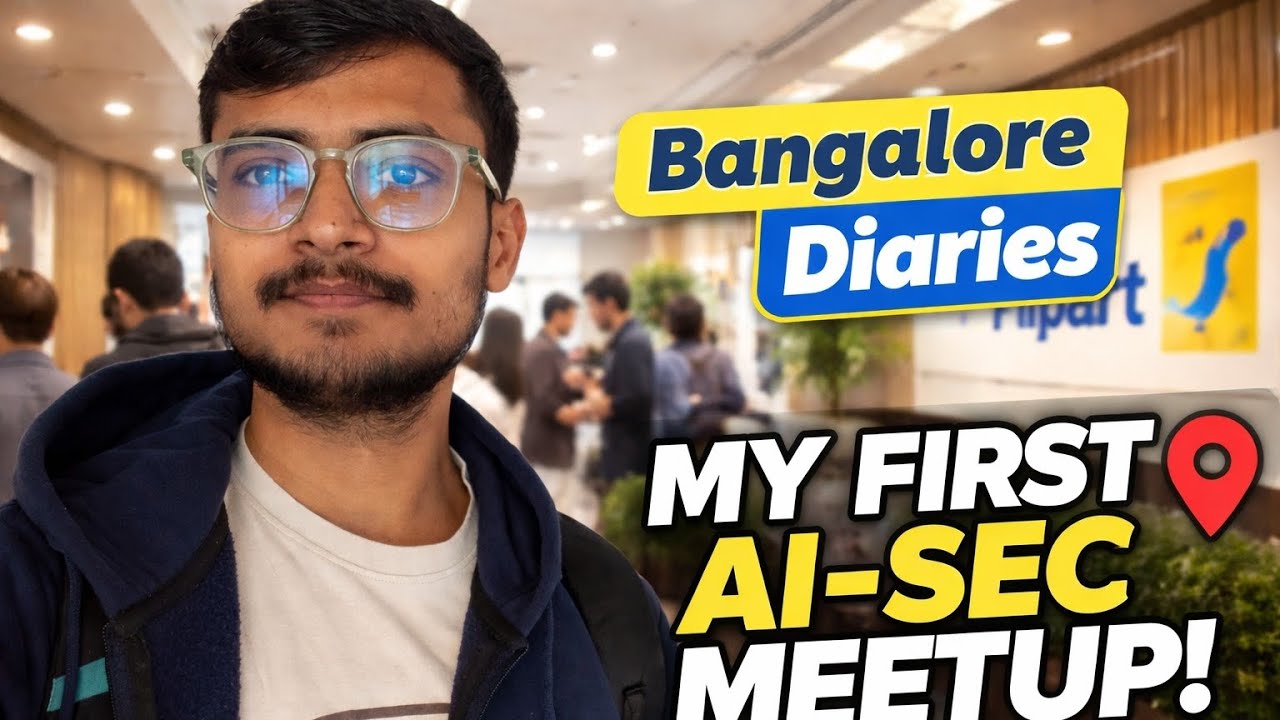 My First AI-Sec Community Meetup in Bangalore | Bangalore Diaries
