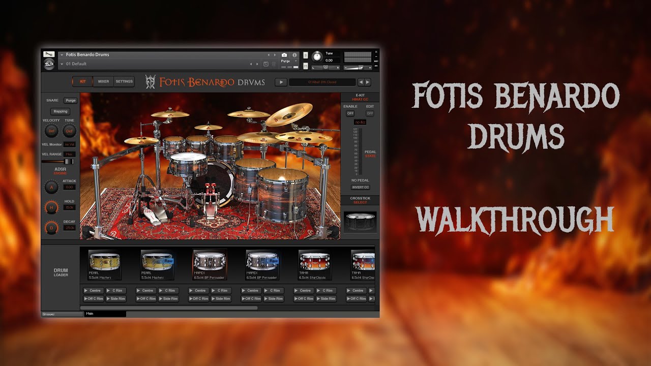 Fotis Benardo Drums Walkthrough-Metal Drum Library Deep Dive