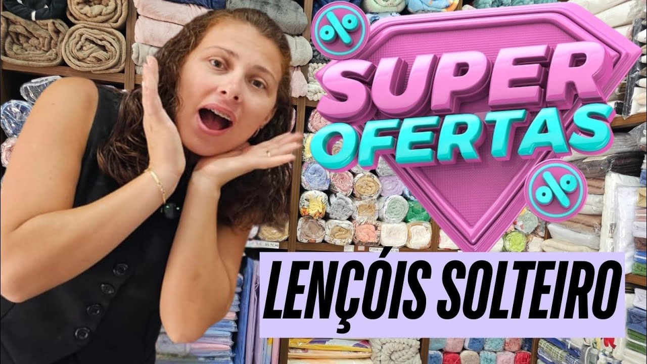 Promoção Jogos de Lençóis Solteiro Ibitinga-SP 
