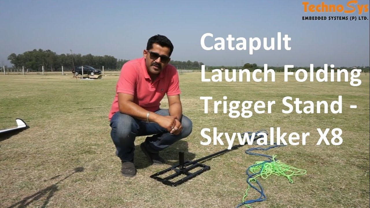 Catapult Launch Folding Trigger Stand - Skywalker X8