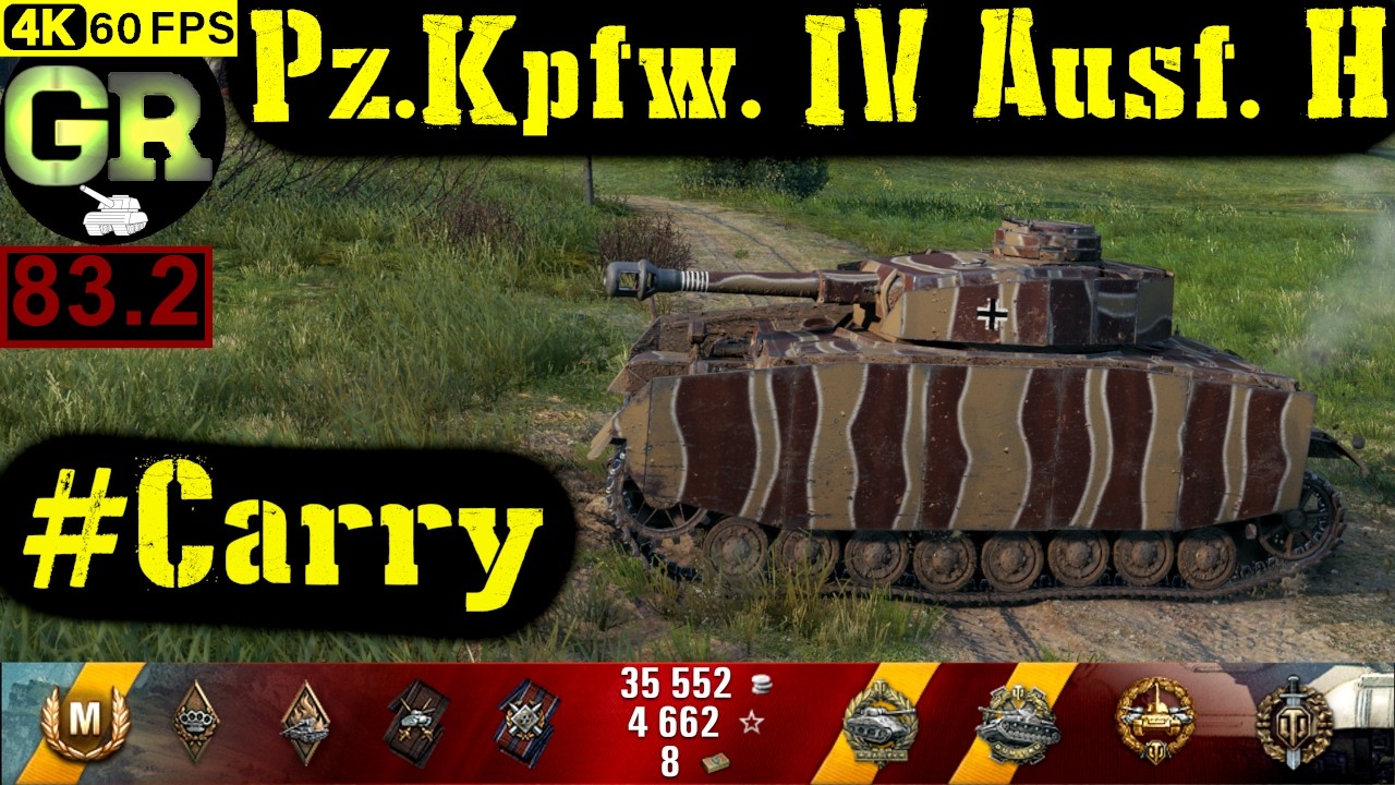 World of Tanks Pz.Kpfw. IV Ausf. H WoT Replay - 8 Kills 2.2K DMG(Patch 1.4.0)