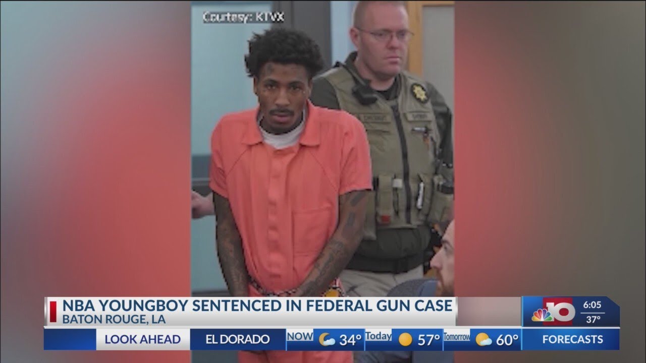 NBC 10 News Today: NBA Youngboy sentenced for gun charges
