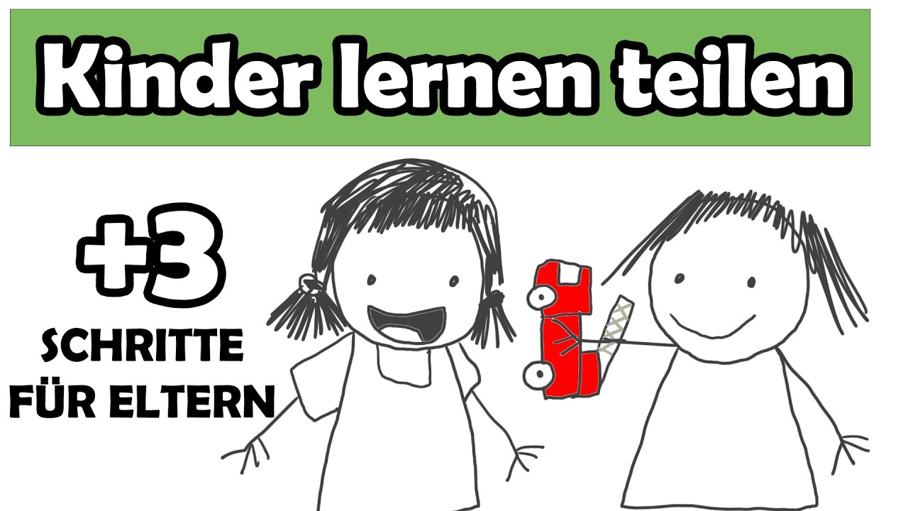 KINDER LERNEN TEILEN/3 einfache Schritte!