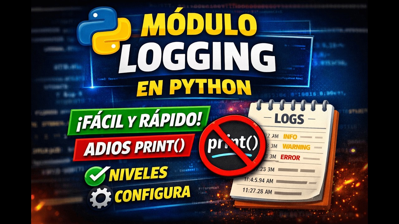 Módulo logging en Python explicado fácil: qué es y cómo usarlo