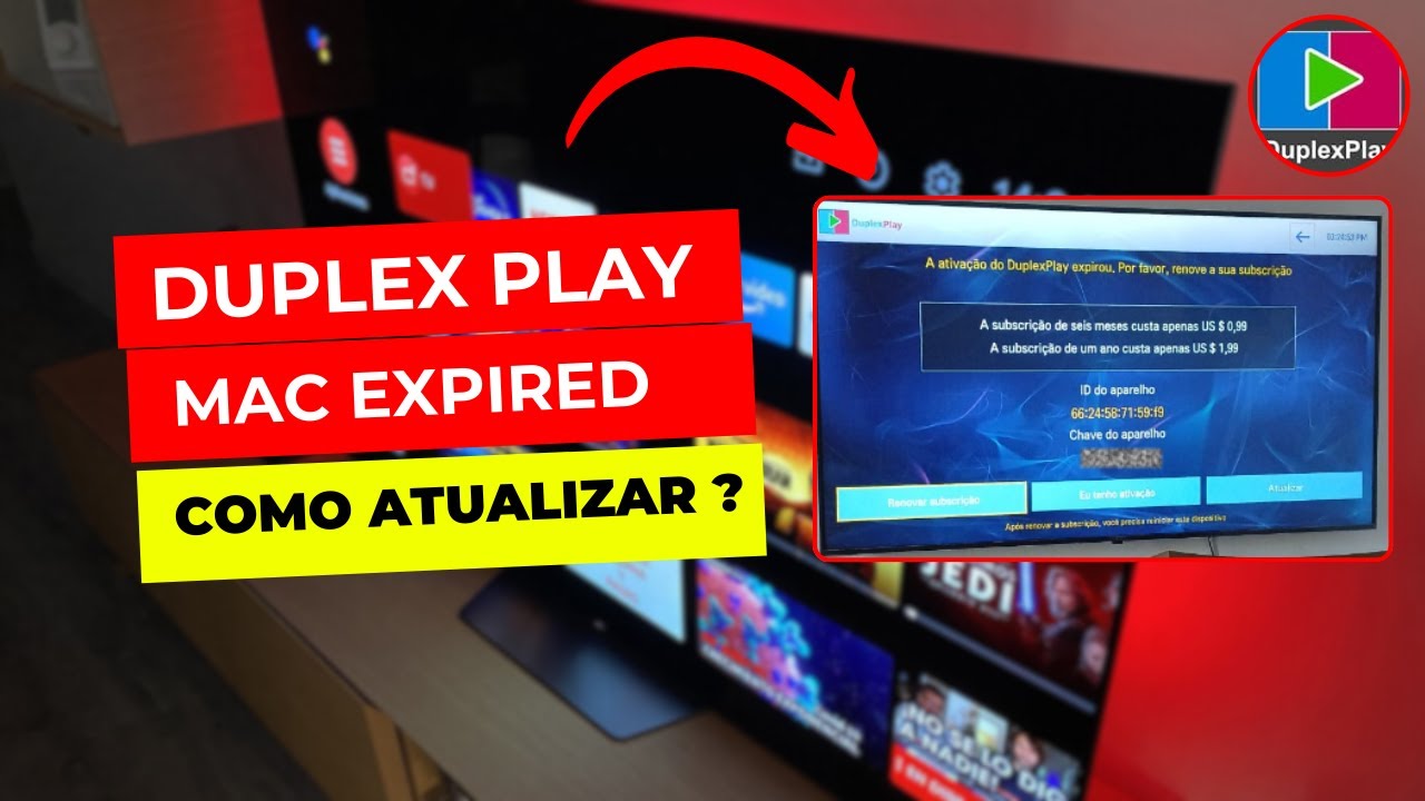 🔴 Duplex Play Ativa&ccedil;&atilde;o Expirada Veja Como Renovar e Usar Novamente