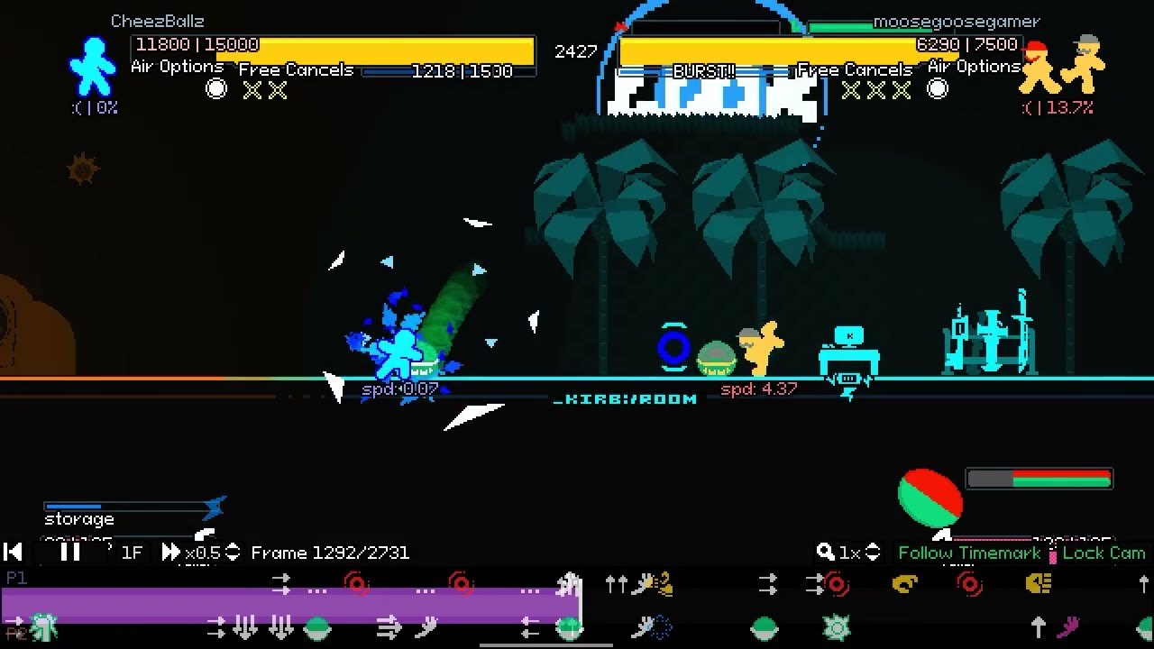 Burstomancer (CheezBallz) vs. Mario Bros (moosegoosegamer) (YOMI HUSTLE ONLINE MATCH REPLAY)