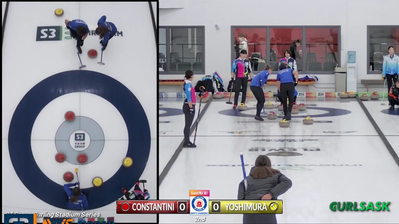 FEATURE  Sayaka Yoshimura vs  Stefania Constantini   QUARTERS   S3 Group Curling Stadium Series