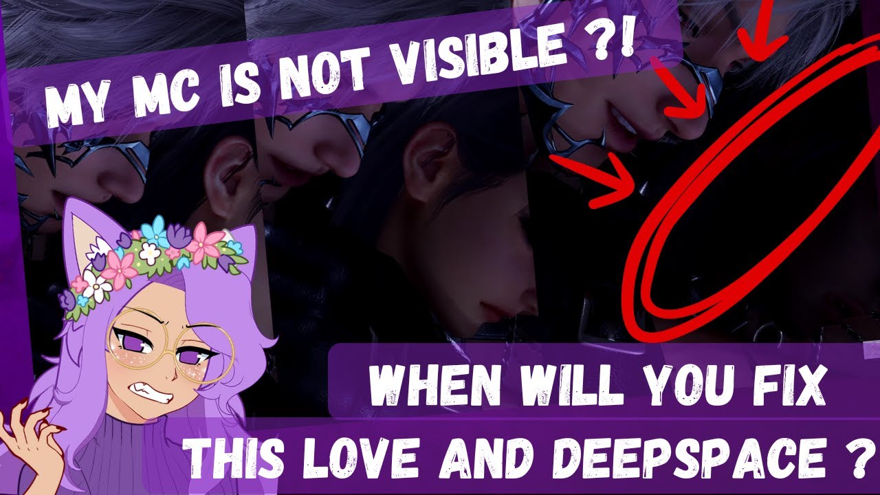 The Black and Brown Mc's are not visible at all !  | Lighting Issues of Love and Deepspace .