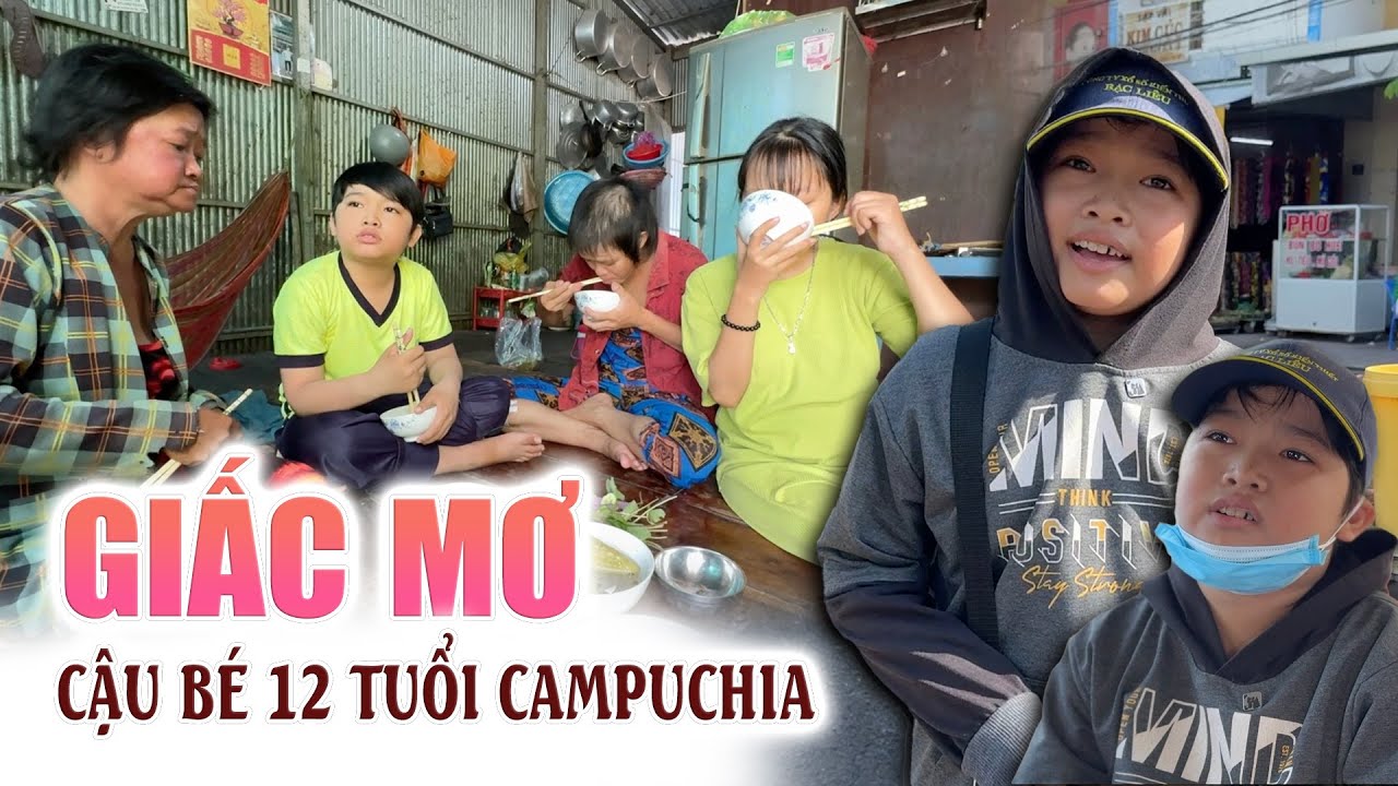 Niềm vui bé trai 12 tuổi bán vé số lo Cha Bị GIAM CAMPUCHIA và nuôi 3 người bị tật | Phong Bụi