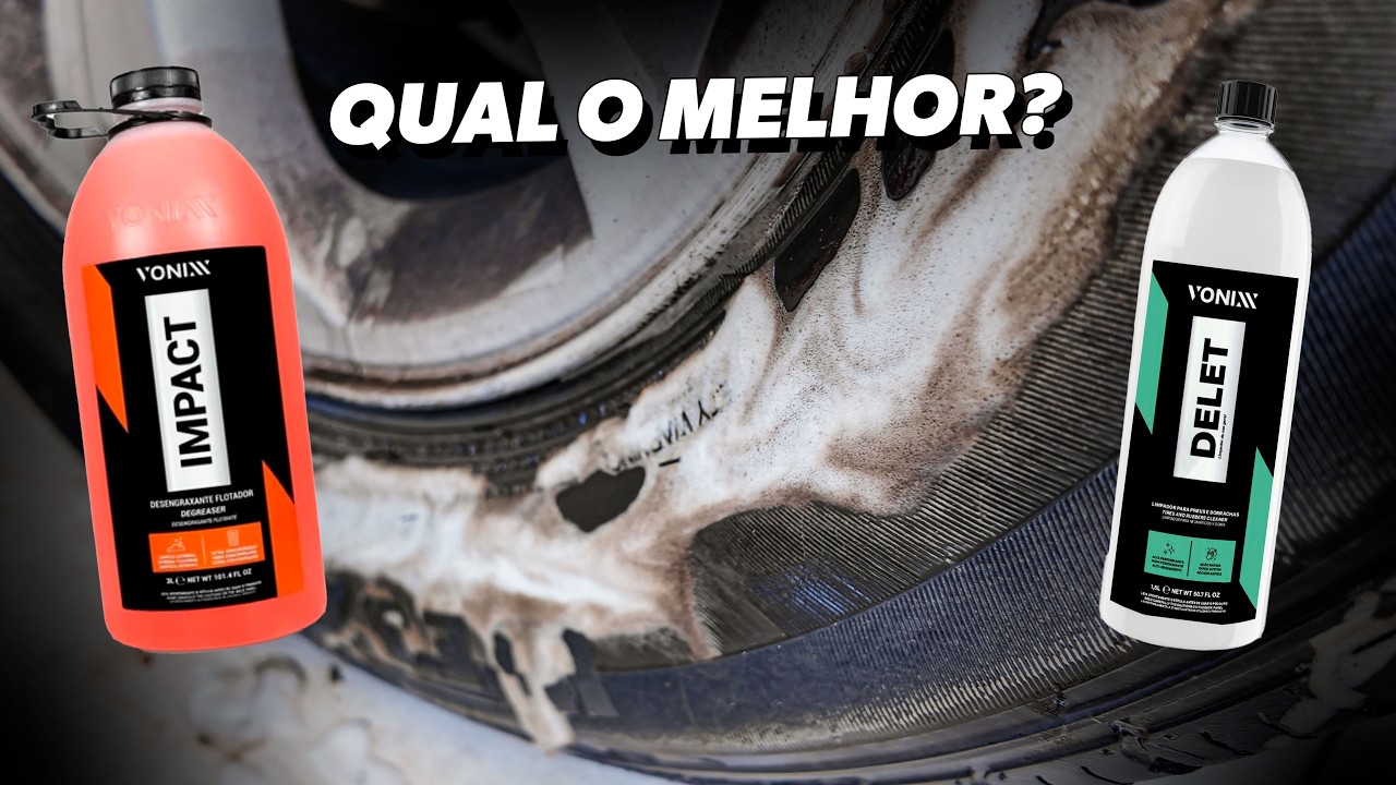 IMPACT OU DELET VONIXX - QUAL É MELHOR para sujidade pesada