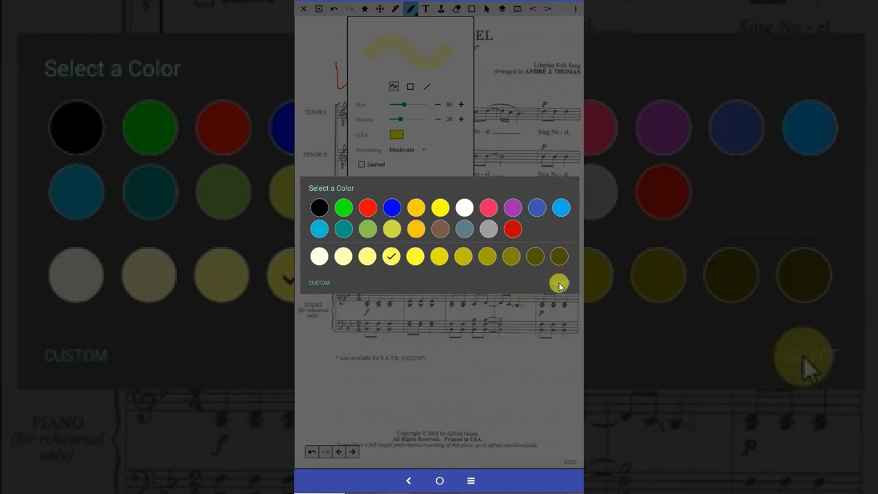 How to Use Mobile Sheets Pro Editing Functions for Version 3 5 9