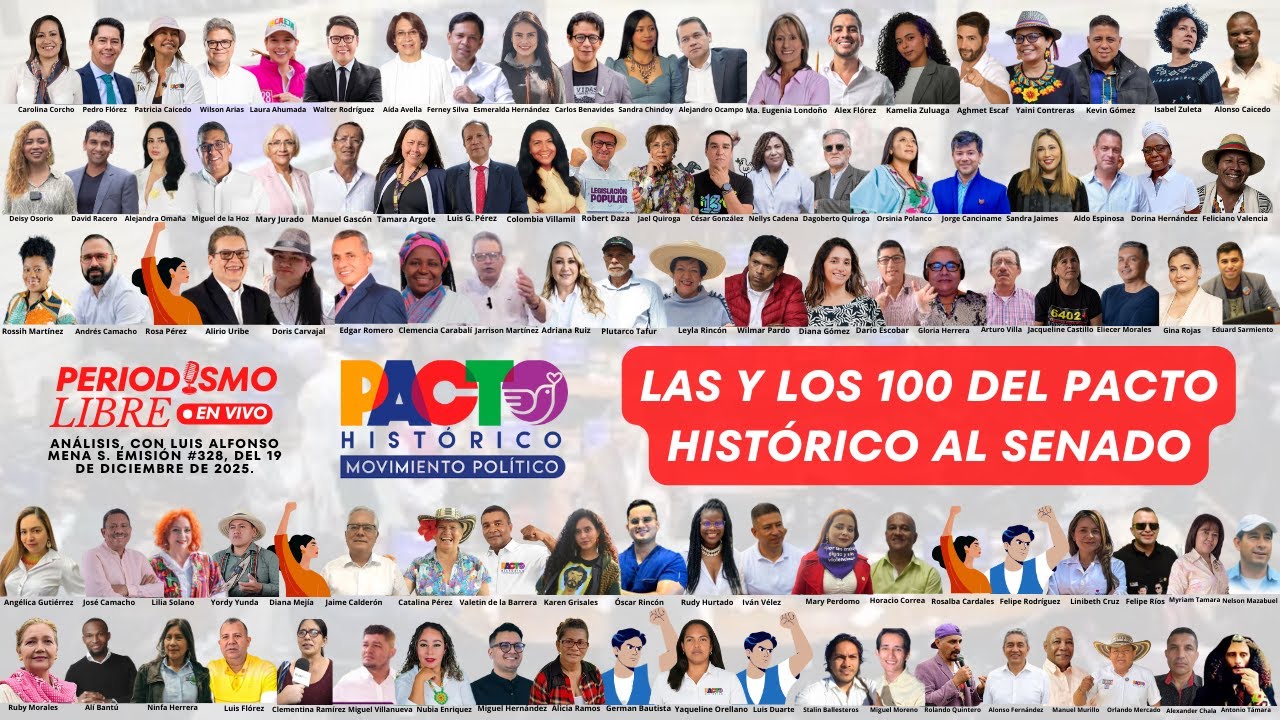LAS Y LOS 100 DEL PACTO HIST&Oacute;RICO AL SENADO