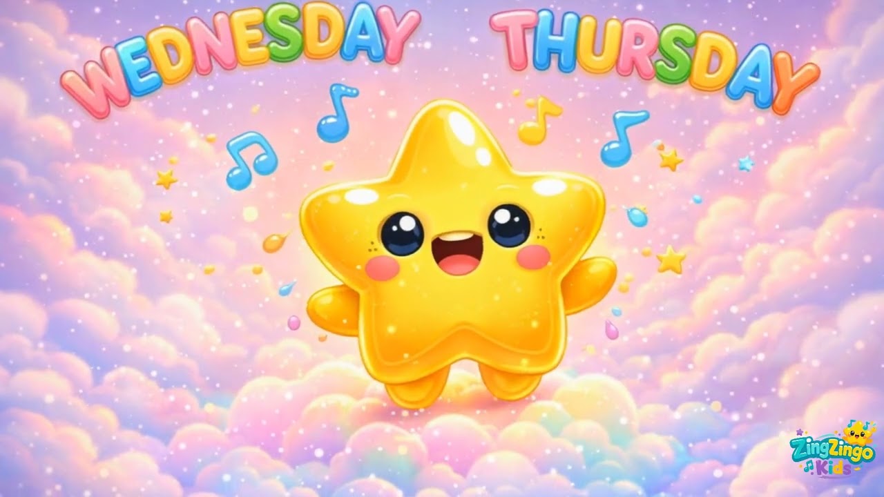 Seven Days Song 🌟 | Days of the Week for Kids | ZingZingo Kids