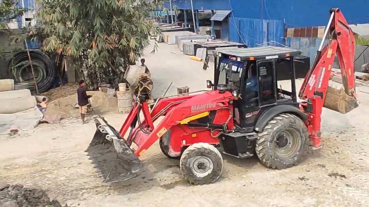 Jcb Mbl - X - 900 Manitou Warrior Bucket vs Road New Digging Together for watching my all friend 