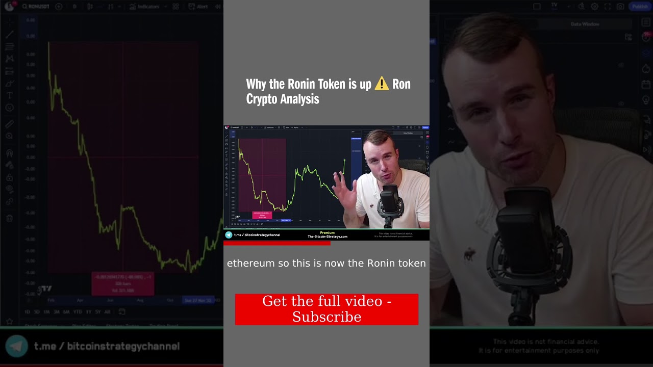 Why the Ronin Token is up ⚠️ Ron Crypto Analysis