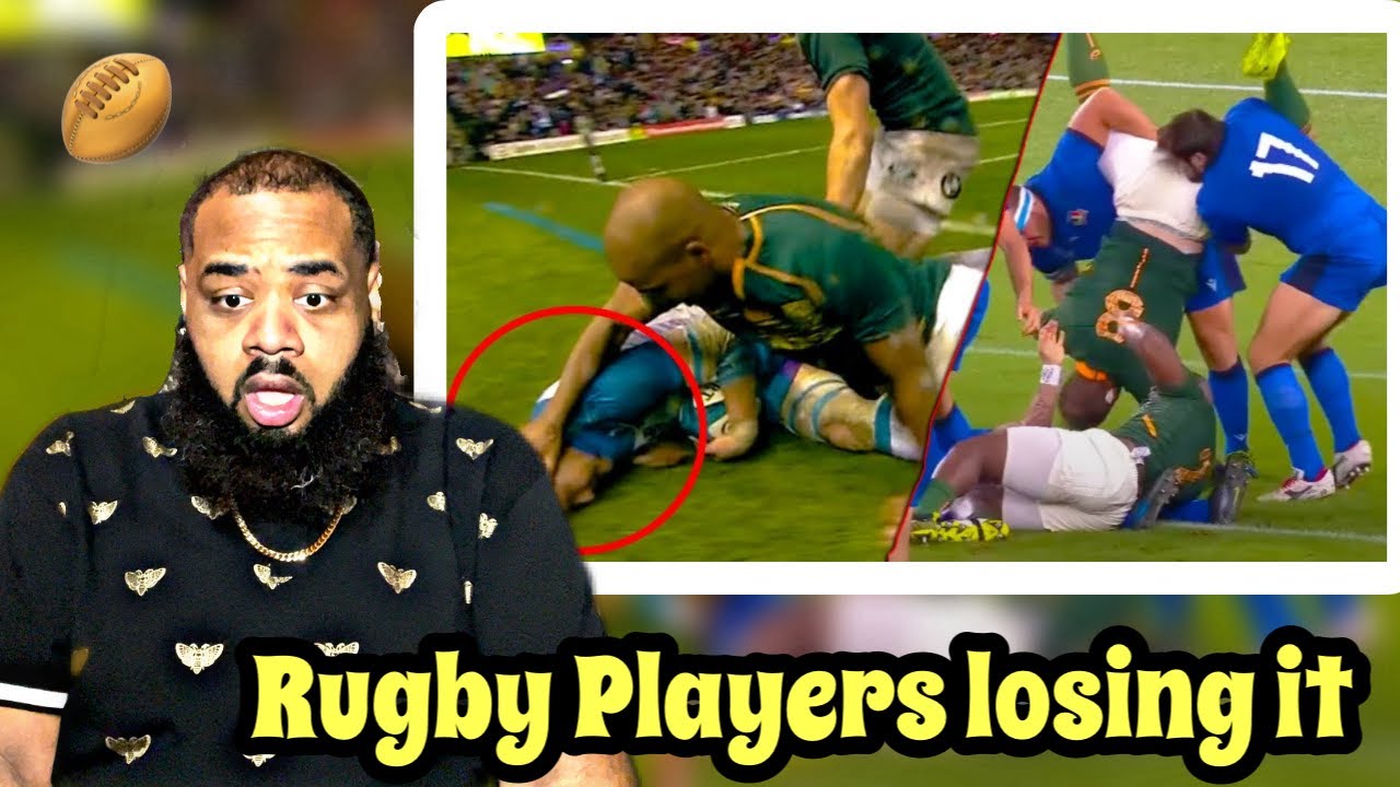 When Rugby Players Lose Control | AMERICAN REACTION