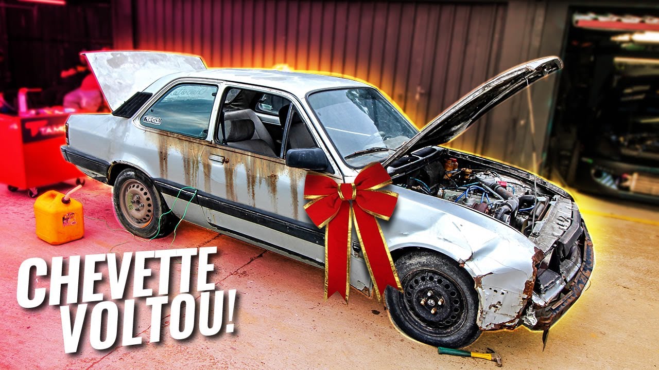 GANHEI UM CHEVETTE  ABANDONADO DE PRESENTE