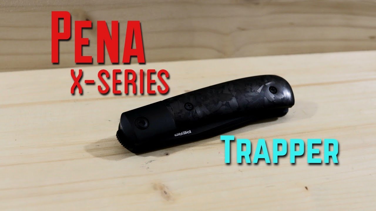 Blade HQ Exclusive Pena X-Series Trapper W/Fat Carbon Scales!!!(Knathan's Knives)