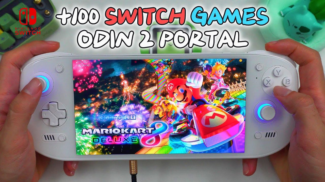 Probamos 100 Juegos de Switch en la ODIN 2 PORTAL | PARTE 1