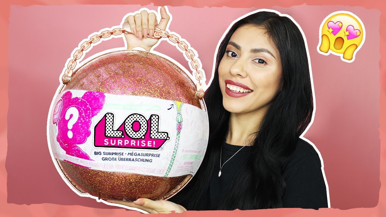 LOL SURPRISE GIANT BALL - Big & Lil Sister Dolls - Big Surprise, Blind Bags & Charm Fizz