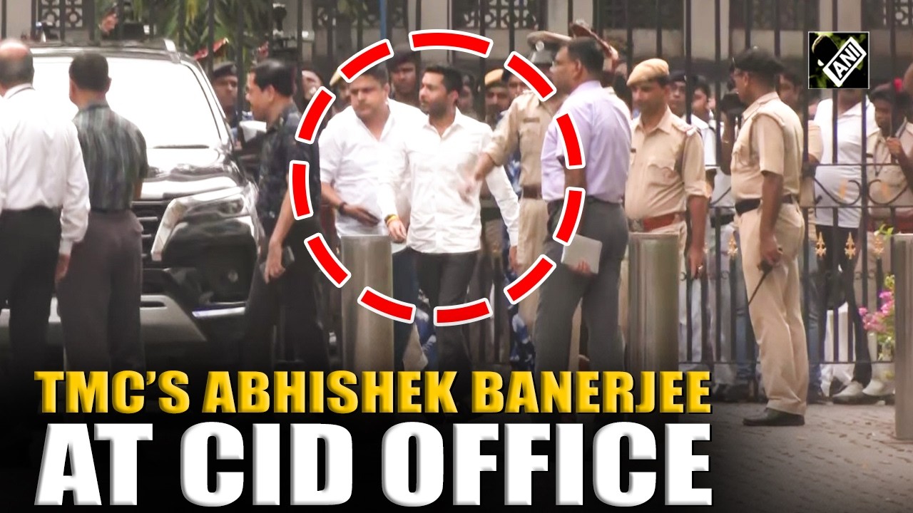 TMC&rsquo;s Abhishek Banerjee arrives at CID office after summon in connection with &lsquo;signature gate&rsquo;