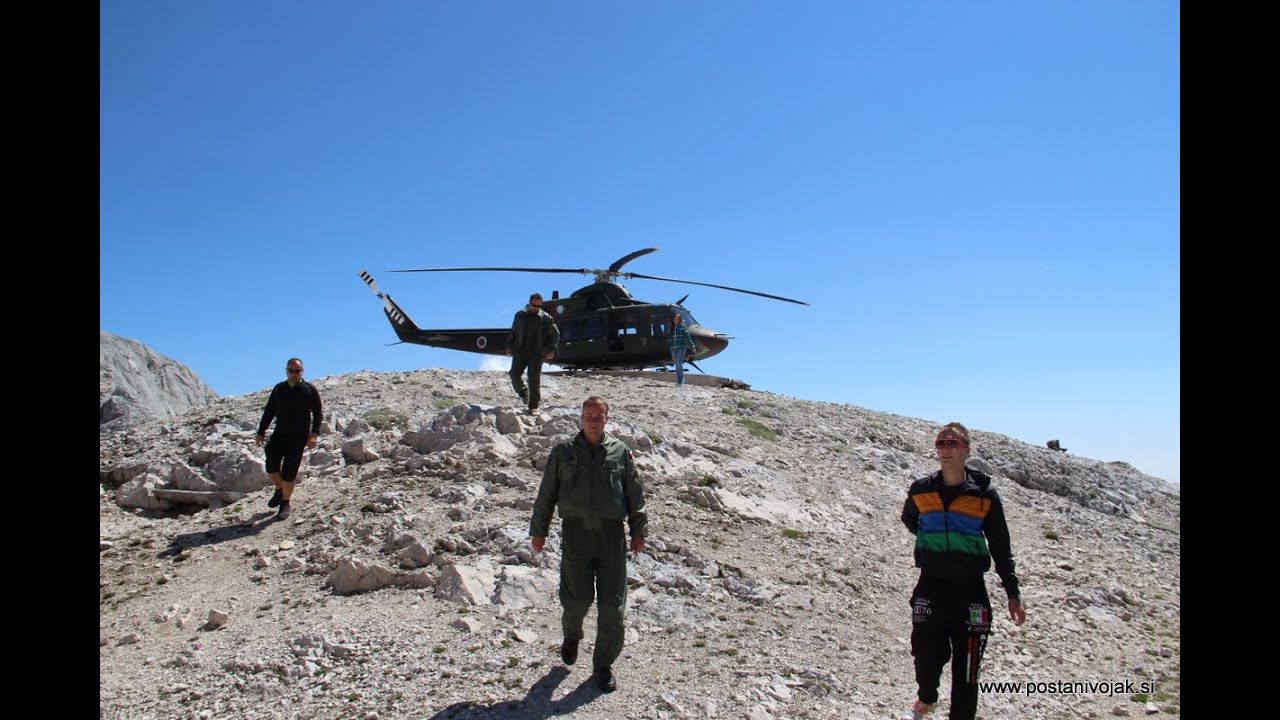 S helikopterjem na kredarico
