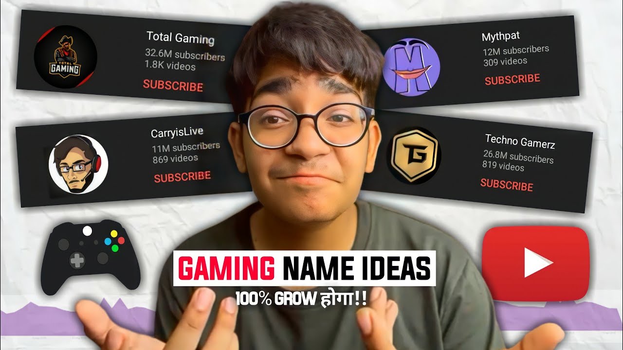 Best Method To Choose gaming Channel Name 2025🔥💯 | Gaming Channel Name Ideas 2025
