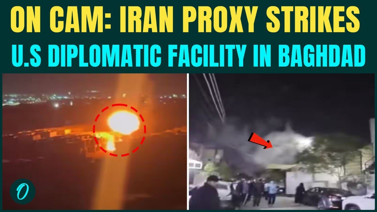 Iran KILLS U.S Diplomats in Iraq? Iran’s SHAHED Drones POUND US Facility Near Baghdad Airport| VIDEO