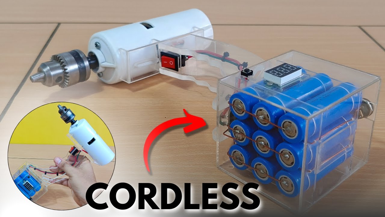 I Built a Cordless Drill That Rivals Factory Made Tools!